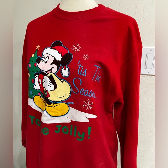 Vintage 90’s Disney Mickey Mouse Sweatshirt size Medium - Picture 3 of 8